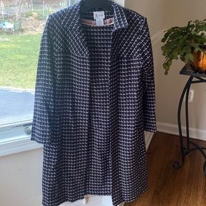 Soft Woven dress with long jacket. New with tags